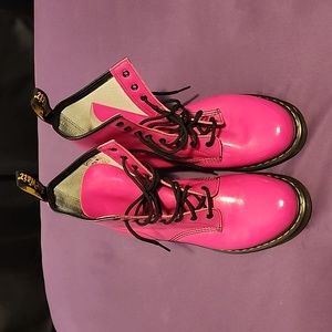 Dr. Martens 1460 vibrant pink boots size 11w